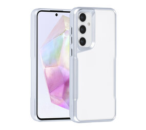TUNIQ TUNIQ Galaxy A35 Backcover hoesje Silicone - Zilver