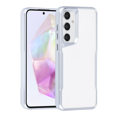 TUNIQ TUNIQ Galaxy A35 Backcover hoesje Silicone - Zilver