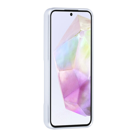 TUNIQ TUNIQ Galaxy A35 Back cover coque Silicone - Argent