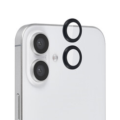 TUNIQ iPhone 16 Lens Protector Tempered glass - Zwart