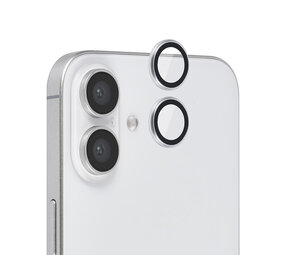 TUNIQ TUNIQ iPhone 16 Lens Protector Tempered glass - Zilver TUNIQ TUNIQ iPhone 16 Lens Protector Tempered glass - Zilver