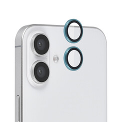 TUNIQ iPhone 16 Lens protector - Tempered glass - Green