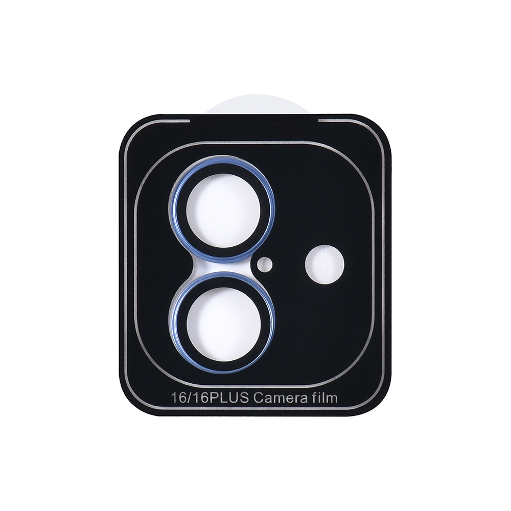 TUNIQ TUNIQ iPhone 16 Lens Protector Tempered glass - Blauw, foto 2 van 2