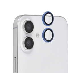 TUNIQ TUNIQ iPhone 16 Lens Protector Tempered glass - Blauw TUNIQ TUNIQ iPhone 16 Lens Protector Tempered glass - Blauw