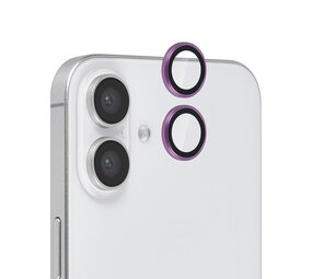 TUNIQ TUNIQ iPhone 16 Lens Protector Tempered glass - Roze TUNIQ TUNIQ iPhone 16 Lens Protector Tempered glass - Roze