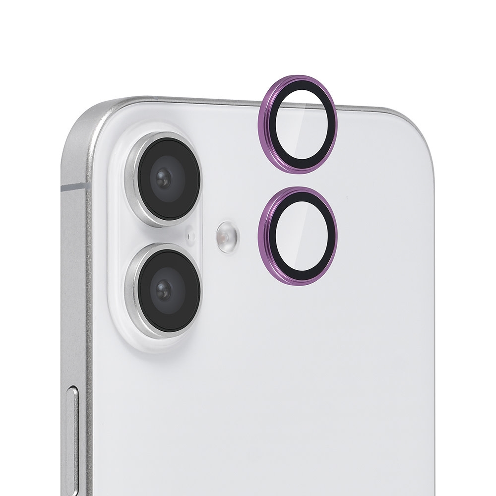 TUNIQ TUNIQ iPhone 16 Lens Protector Tempered glass - Roze