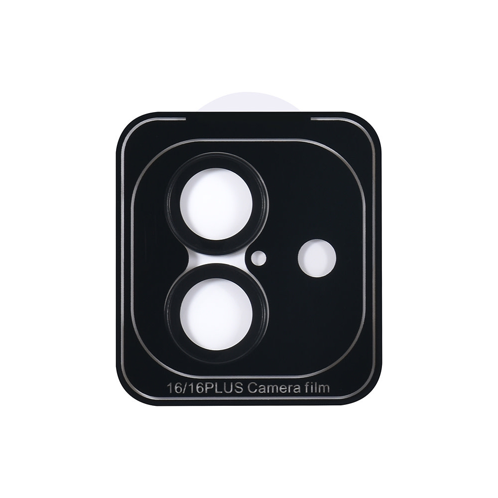 TUNIQ TUNIQ iPhone 16 Plus Lens Protector Tempered glass - Zwart, foto 2 van 2