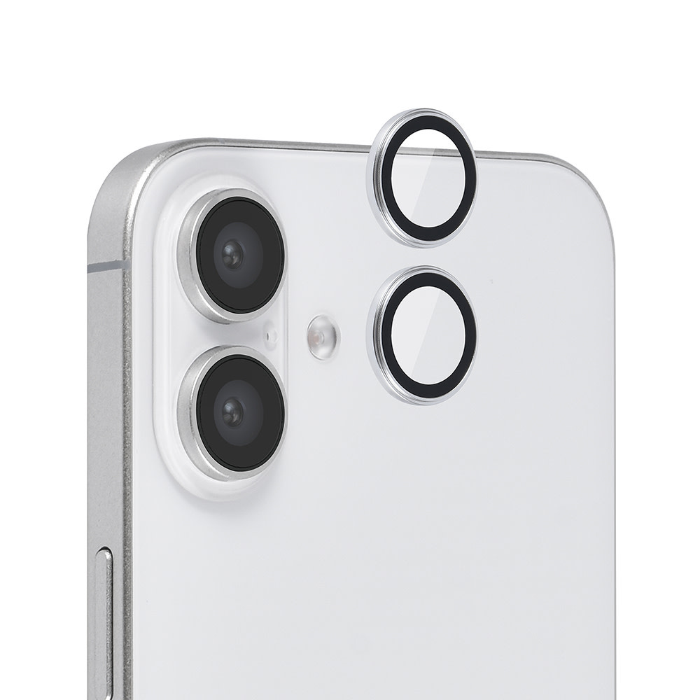 TUNIQ TUNIQ iPhone 16 Plus Lens Protector Tempered glass - Zilver