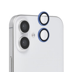UNIQ iPhone 16 Plus Lens Protector - Tempered glass - Blau