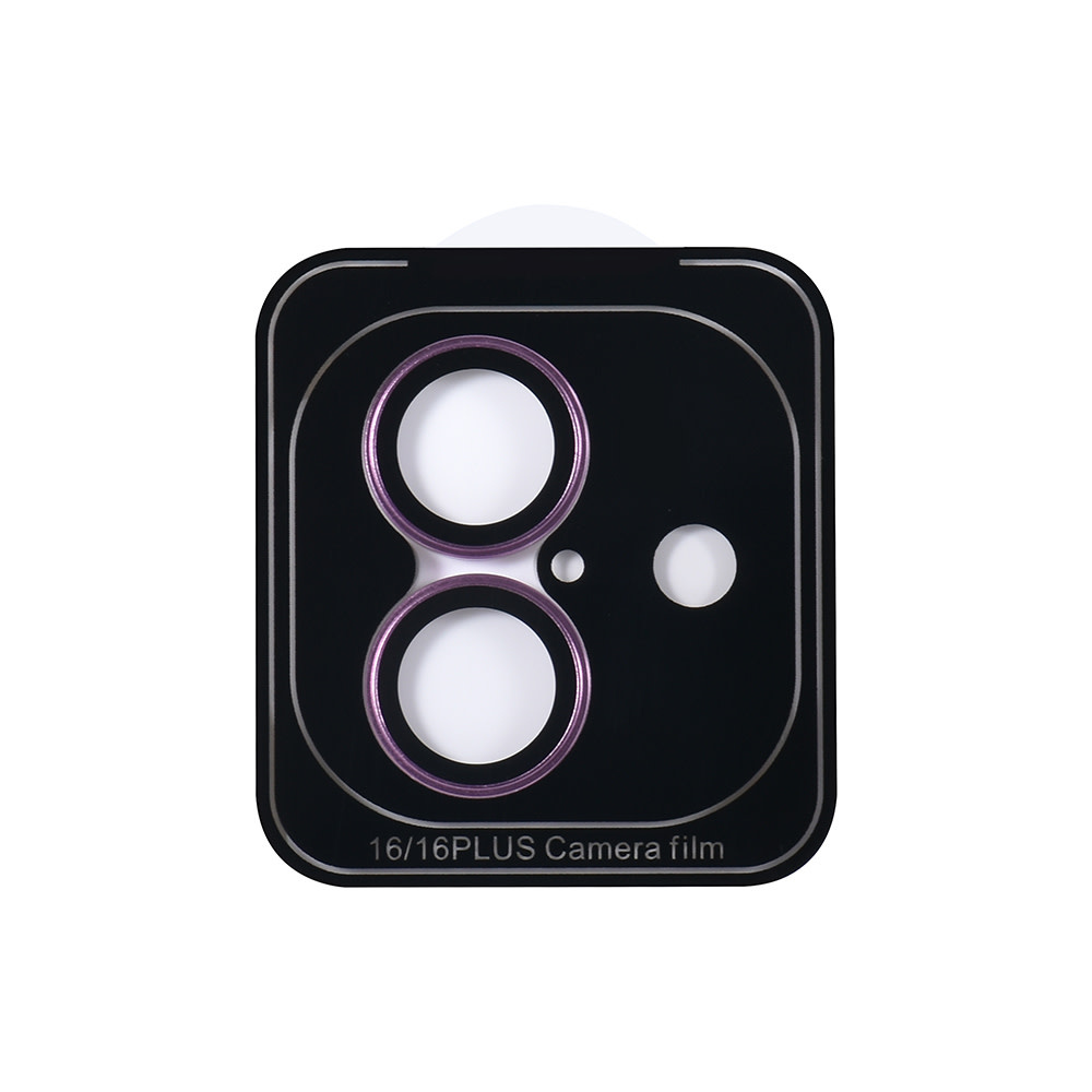 TUNIQ TUNIQ iPhone 16 Plus Lens Protector Tempered glass - Roze, foto 2 van 2