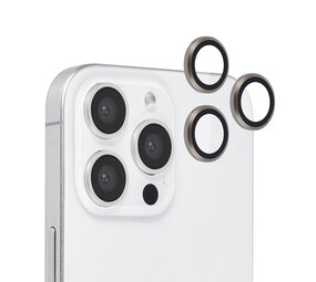 TUNIQ TUNIQ iPhone 16 Pro Max Lens Protector Tempered glass - Grijs TUNIQ TUNIQ iPhone 16 Pro Max Lens Protector Tempered glass - Grijs