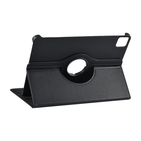 iPad Air 11(2024 & 2025) Book Case Tablethoes Rotatable - Zwart