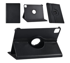 Apple iPad Pro 11 (2024) Book Case Tablethoes - 360 Degrees Rotatable- Zwart Apple iPad Pro 11 (2024) Book Case Tablethoes - 360 Degrees Rotatable- Zwart