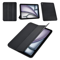 iPad Air 11(2024 & 2025) Book Case Tablethoes smart case - Zwart