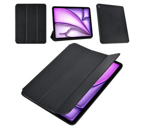 iPad Air 13(2024) Book Case Tablethoes smart case - Zwart iPad Air 13(2024) Book Case Tablethoes smart case - Zwart