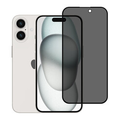 box of 10 - TUNIQ iPhone 16 Screenprotector - Privacy Glass - Zwart