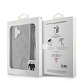 Guess Guess iPhone 16 Backcover hoesje Magsafe IML crossbody cord - Roze