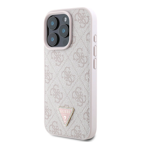 Guess Guess iPhone 16 Pro Max Back cover case - Magsafe IML crossbody cord - Pink
