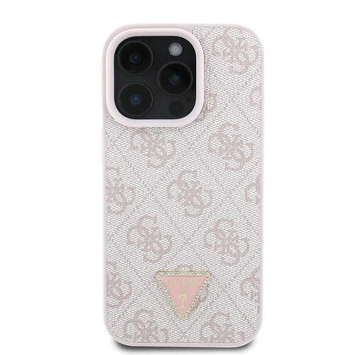 Guess Guess iPhone 16 Pro Max Back cover case - Magsafe IML crossbody cord - Pink