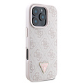 Guess Guess iPhone 16 Pro Max Backcover hoesje Magsafe IML crossbody cord - Roze