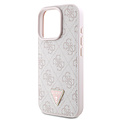 Guess Guess iPhone 16 Pro Max Back-Cover hul - Magsafe IML crossbody cord - Rosa