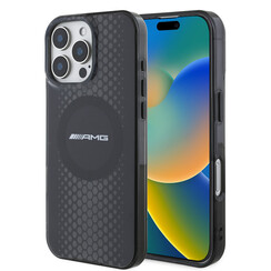 AMG iPhone 16 Pro Back cover case - Magsafe double layer - Black