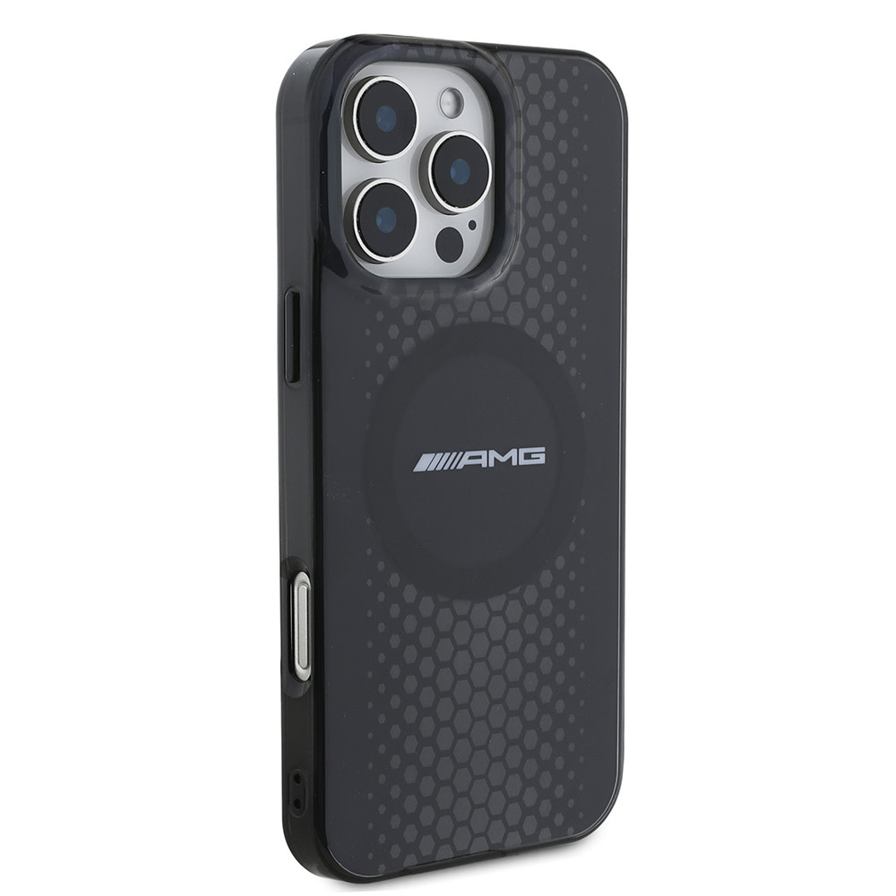 AMG AMG iPhone 16 Pro Backcover hoesje Magsafe double layer - Zwart, foto 3 van 6