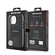 AMG AMG iPhone 16 Pro Back cover coque Magsafe double layer - Noir AMG AMG iPhone 16 Pro Back cover coque Magsafe double layer - Noir