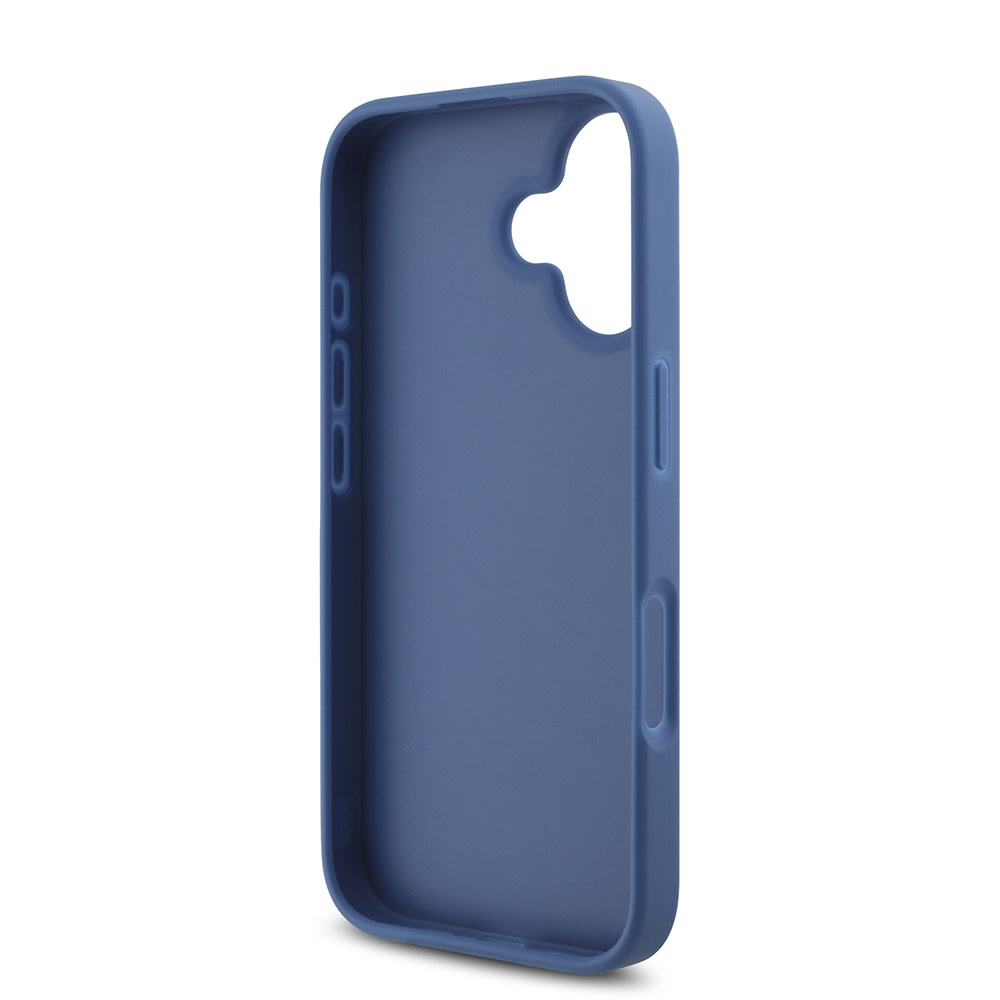 Guess Guess iPhone 16 Plus Backcover hoesje - 4G - Big Metal Logo - Blauw, foto 6 van 6