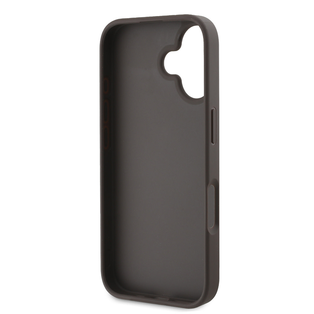 Guess Guess iPhone 16 Plus Backcover hoesje - 4G - Big Metal Logo - Bruin, foto 6 van 6