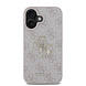 Guess Guess iPhone 16 Plus Backcover hoesje - 4G - Big Metal Logo - Roze Guess Guess iPhone 16 Plus Backcover hoesje - 4G - Big Metal Logo - Roze