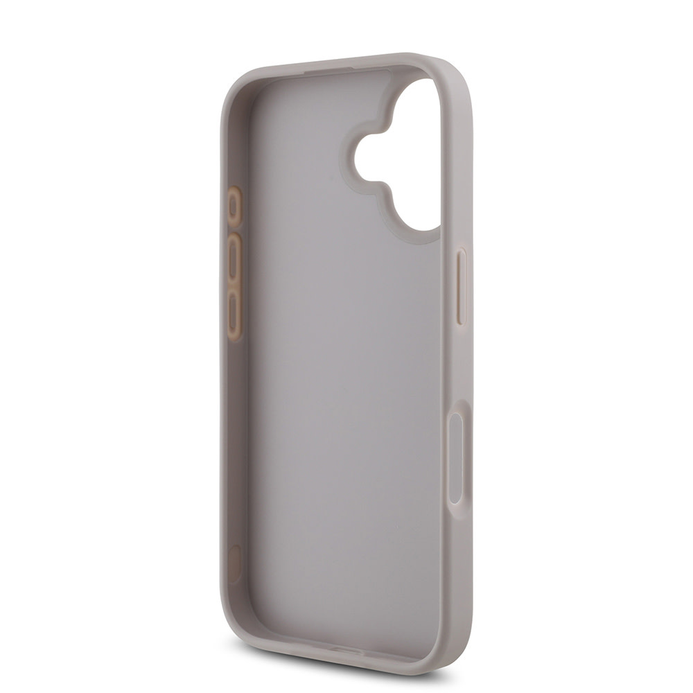 Guess Guess iPhone 16 Plus Backcover hoesje - 4G - Big Metal Logo - Roze, foto 6 van 6