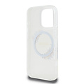 Guess Guess iPhone 16 Pro Back cover coque Magsafe IML flowers wreath - Transparent