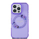 Guess Guess iPhone 16 Pro Back cover coque Magsafe IML flowers wreath - Violet Guess Guess iPhone 16 Pro Back cover coque Magsafe IML flowers wreath - Violet