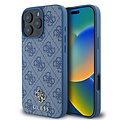 Guess Guess iPhone 16 Pro Back cover coque Magsafe 4G Small - Bleu