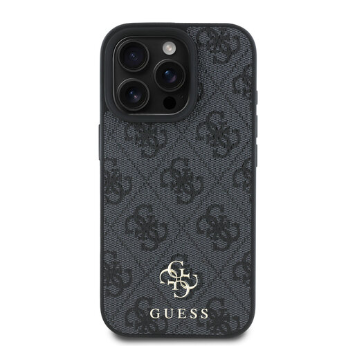 Guess Guess iPhone 16 Pro Backcover hoesje Magsafe 4G Small - Zwart