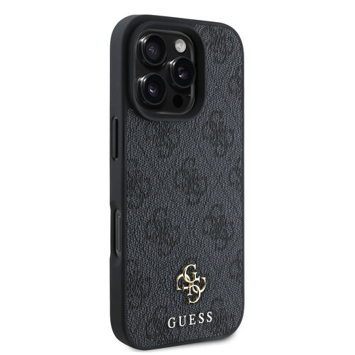 Guess Guess iPhone 16 Pro Back cover coque Magsafe 4G Small - Noir