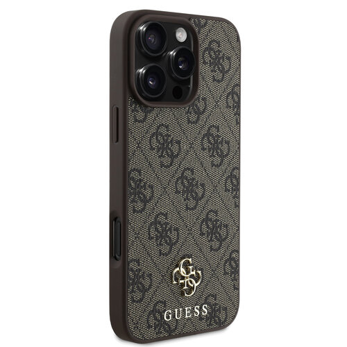 Guess Guess iPhone 16 Pro Back cover case - Magsafe 4G Small - Brown