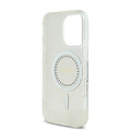 Guess Guess iPhone 16 Pro Back cover coque Magsafe IML Rhinestones - Blanc