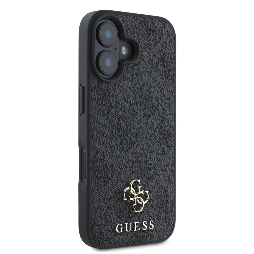 Guess Guess iPhone 16 Back cover case - Magsafe 4G Small - Black Guess Guess iPhone 16 Back cover case - Magsafe 4G Small - Black