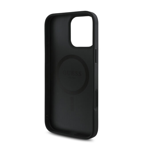 Guess Guess iPhone 16 Pro Max Back-Cover hul - Magsafe 4G Small - Schwarz