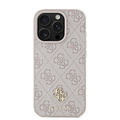 Guess Guess iPhone 16 Pro Max Backcover hoesje Magsafe 4G Small - Roze
