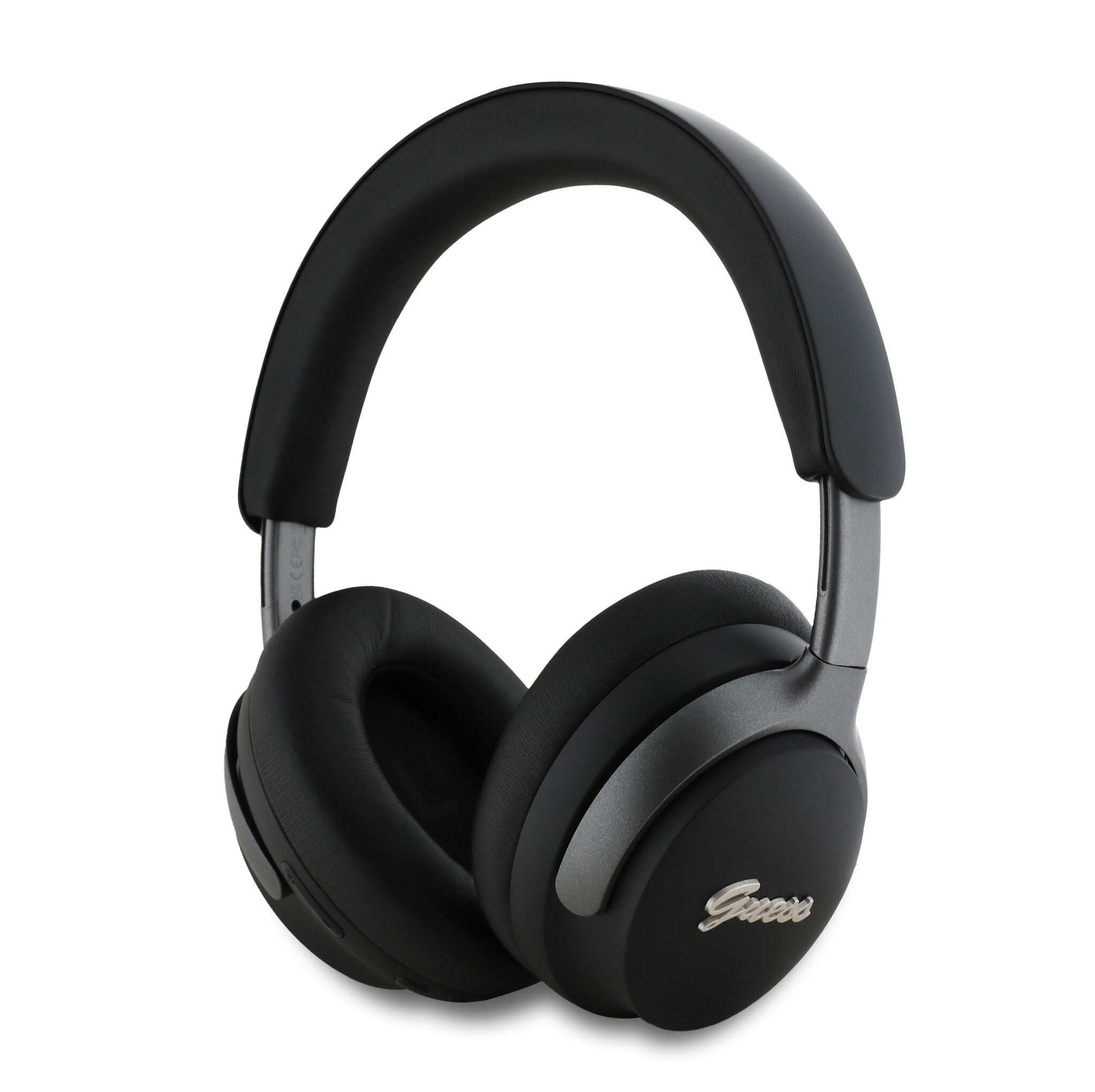 Guess Guess Bluetooth Headphones - Metal Script - Zwart