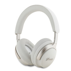 Guess Bluetooth Headphones - Metal Script - Beige