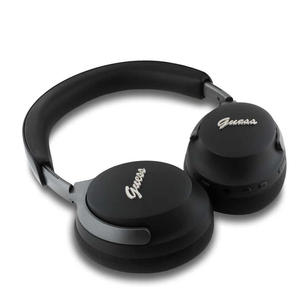 Guess Guess Bluetooth Headphones - Metal Script - Noir Guess Guess Bluetooth Headphones - Metal Script - Noir