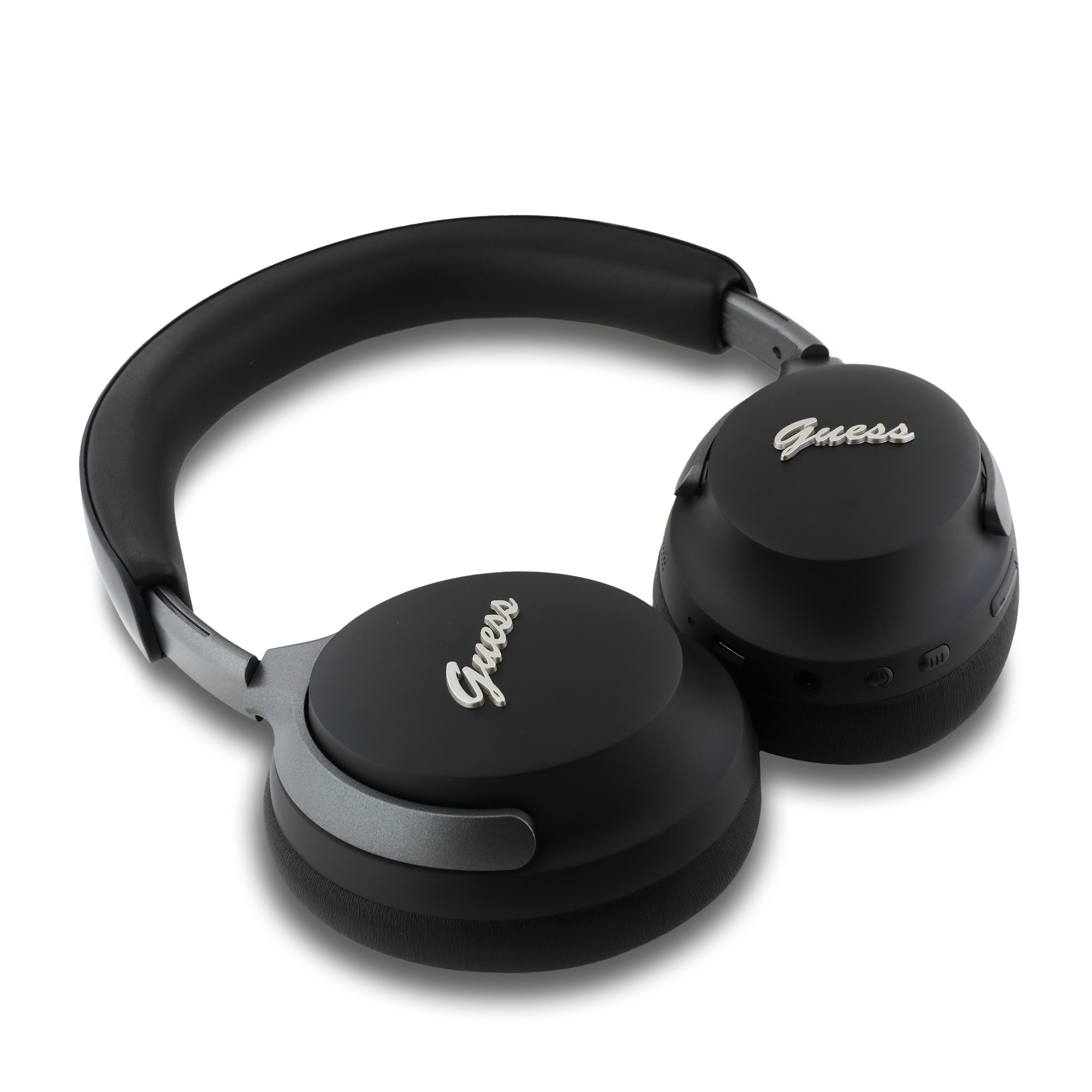 Guess Guess Bluetooth Headphones - Metal Script - Zwart, foto 4 van 4