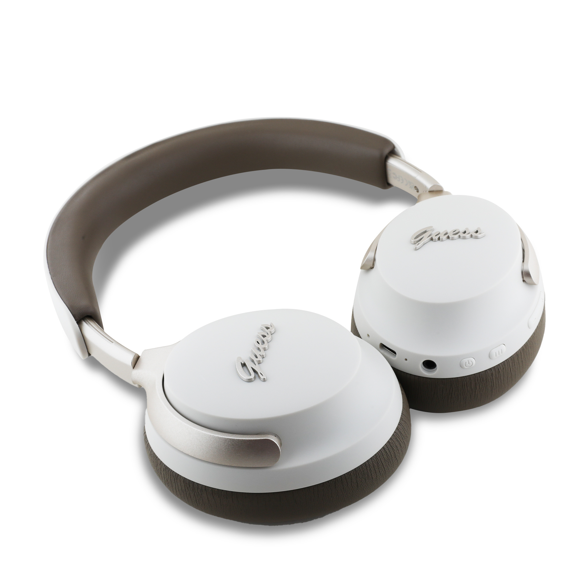 Guess Guess Bluetooth Headphones - Metal Script - Bruin, foto 4 van 4
