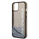 Karl Lagerfeld Karl Lagerfeld iPhone 14 Backcover hoesje - Liquid Glitter - Zwart Karl Lagerfeld Karl Lagerfeld iPhone 14 Backcover hoesje - Liquid Glitter - Zwart