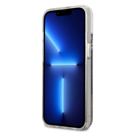 Karl Lagerfeld Karl Lagerfeld iPhone 14 & 13 Back-Cover hul - Liquid Glitter - Gatsby Ikonik - Schwarz Karl Lagerfeld Karl Lagerfeld iPhone 14 & 13 Back-Cover hul - Liquid Glitter - Gatsby Ikonik - Schwarz