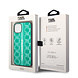 Karl Lagerfeld Karl Lagerfeld iPhone 14 Backcover hoesje - Monogram Stripe - Groen Karl Lagerfeld Karl Lagerfeld iPhone 14 Backcover hoesje - Monogram Stripe - Groen